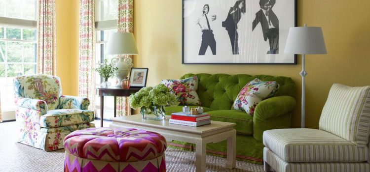 Transforme su sala de estar con colores