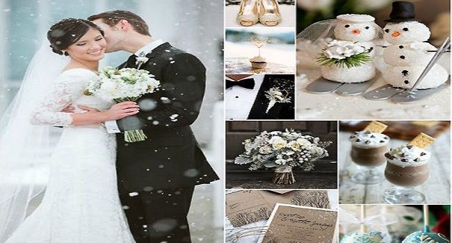 Decoraciones de boda en invierno, ideas simples y baratas